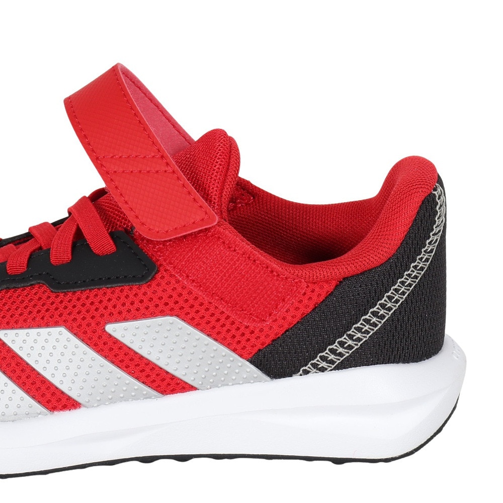 アディダス（adidas）（キッズ）ジュニア スポーツシューズ ベルクロ ベルト付き スニーカー アディダス ファイト キッズ レッド JQ8104