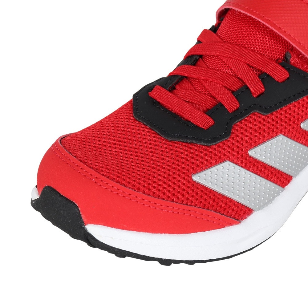 アディダス（adidas）（キッズ）ジュニア スポーツシューズ ベルクロ ベルト付き スニーカー アディダス ファイト キッズ レッド JQ8104