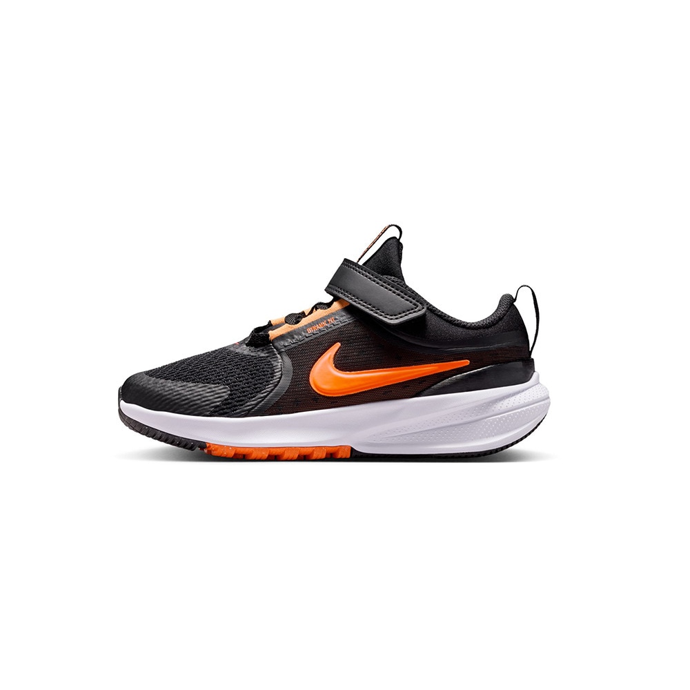 ナイキ（NIKE）（キッズ）リトルキッズ スポーツシューズ ベルクロ ベルト付き スニーカー スター ランナー 5 PS ブラック HF7005-006 