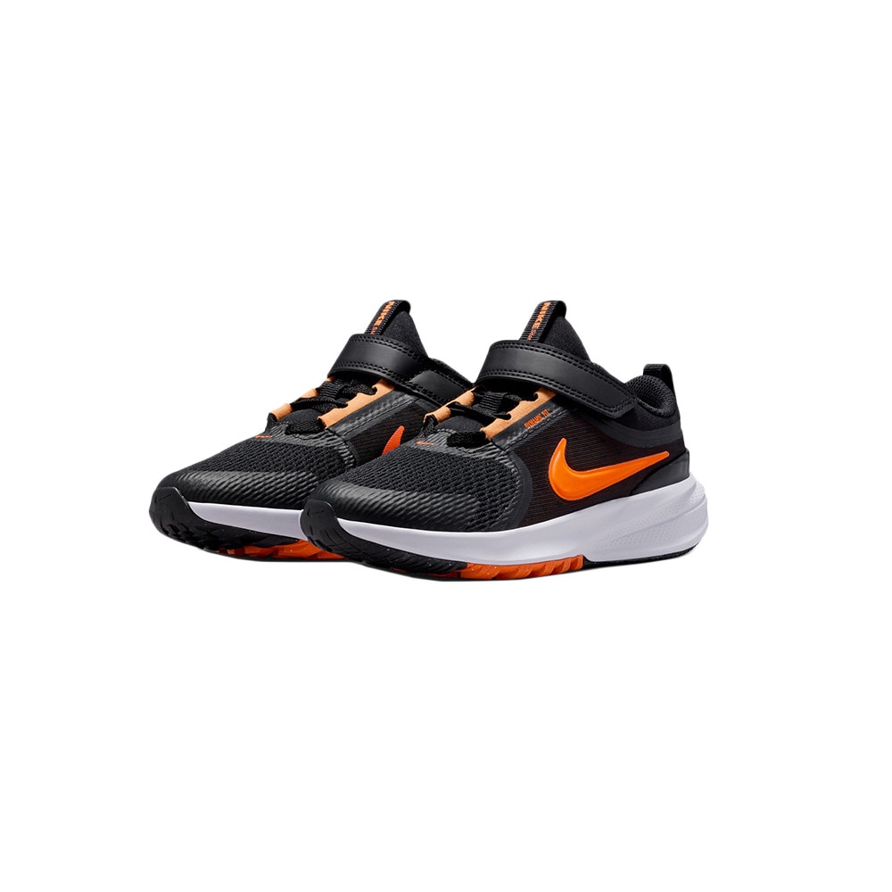 ナイキ（NIKE）（キッズ）リトルキッズ スポーツシューズ ベルクロ ベルト付き スニーカー スター ランナー 5 PS ブラック HF7005-006 