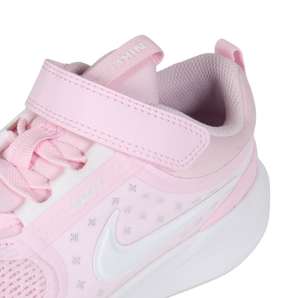 ナイキ（NIKE）（キッズ）ジュニアスポーツシューズ ベルクロ ベルト付き スニーカー スター ランナー 5 PS ピンク HF7005-600