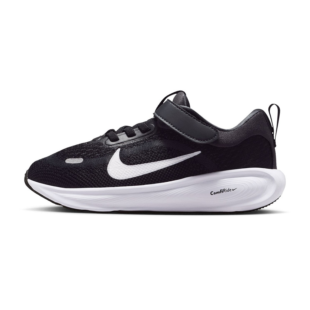 ナイキ（NIKE）（キッズ）ジュニアスポーツシューズ ベルクロ ベルト付き スニーカー ステラー ライド PSV ブラック HQ3267-001