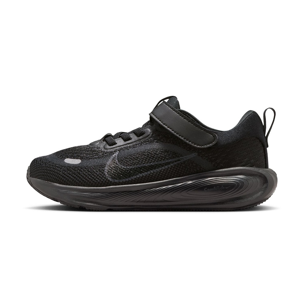 ナイキ（NIKE）（キッズ）ジュニアスポーツシューズ ベルクロ ベルト付き スニーカー ステラー ライド PSV ブラック HQ3267-002