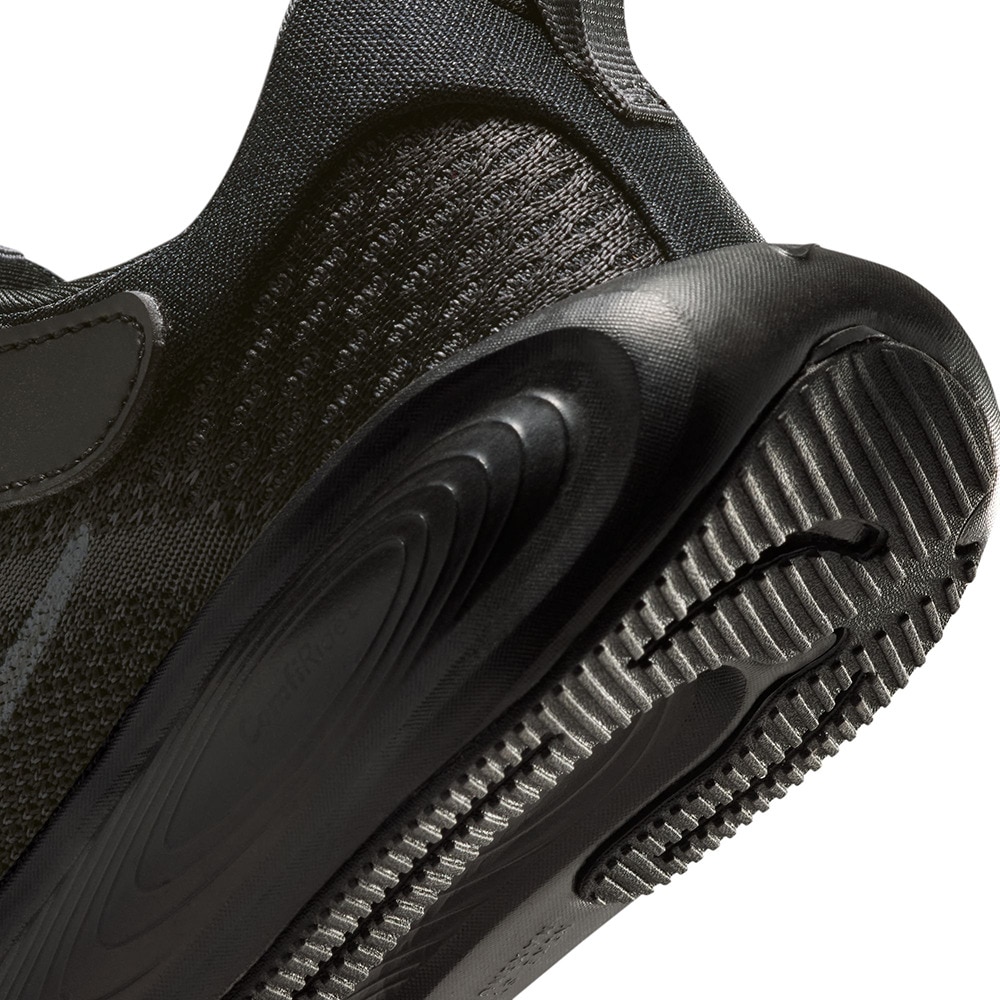 ナイキ（NIKE）（キッズ）ジュニアスポーツシューズ ベルクロ ベルト付き スニーカー ステラー ライド PSV ブラック HQ3267-002