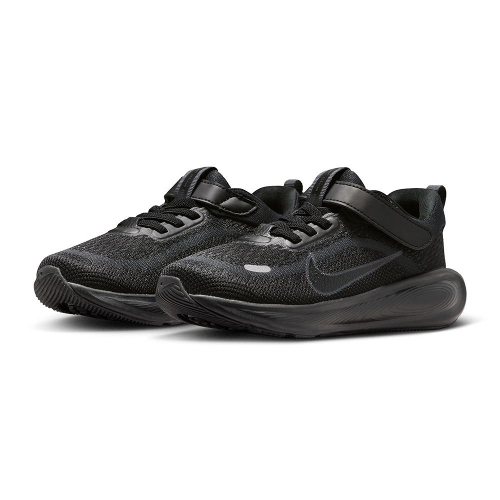 ナイキ（NIKE）（キッズ）ジュニアスポーツシューズ ベルクロ ベルト付き スニーカー ステラー ライド PSV ブラック HQ3267-002