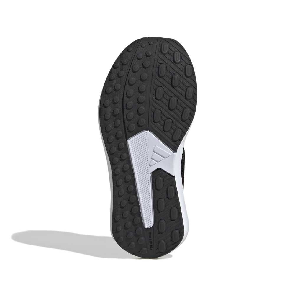 アディダス（adidas）（キッズ）ジュニア スポーツシューズ ベルクロ ベルト付き スニーカー ファイト EL K ブラック ホワイト NSZ68-JQ9517 シューズ