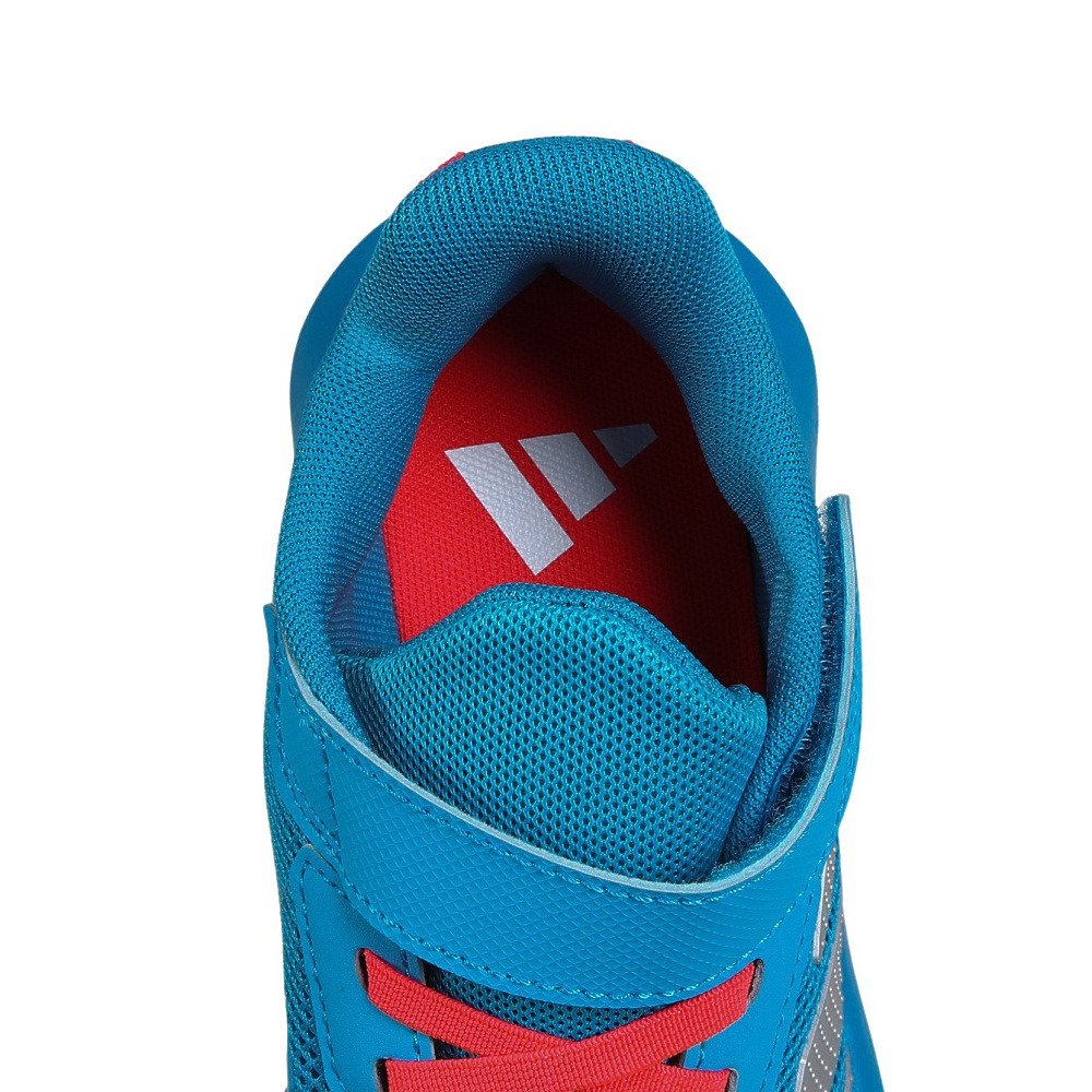 アディダス（adidas）（キッズ）ジュニア スポーツシューズ ベルクロ ベルト付き スニーカー ファイト EL K ブルー NSZ68-KJ1939 シューズ 