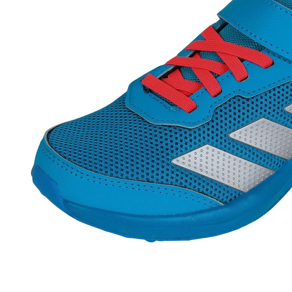 アディダス（adidas）（キッズ）ジュニア スポーツシューズ ベルクロ ベルト付き スニーカー ファイト EL K ブルー NSZ68-KJ1939 シューズ 