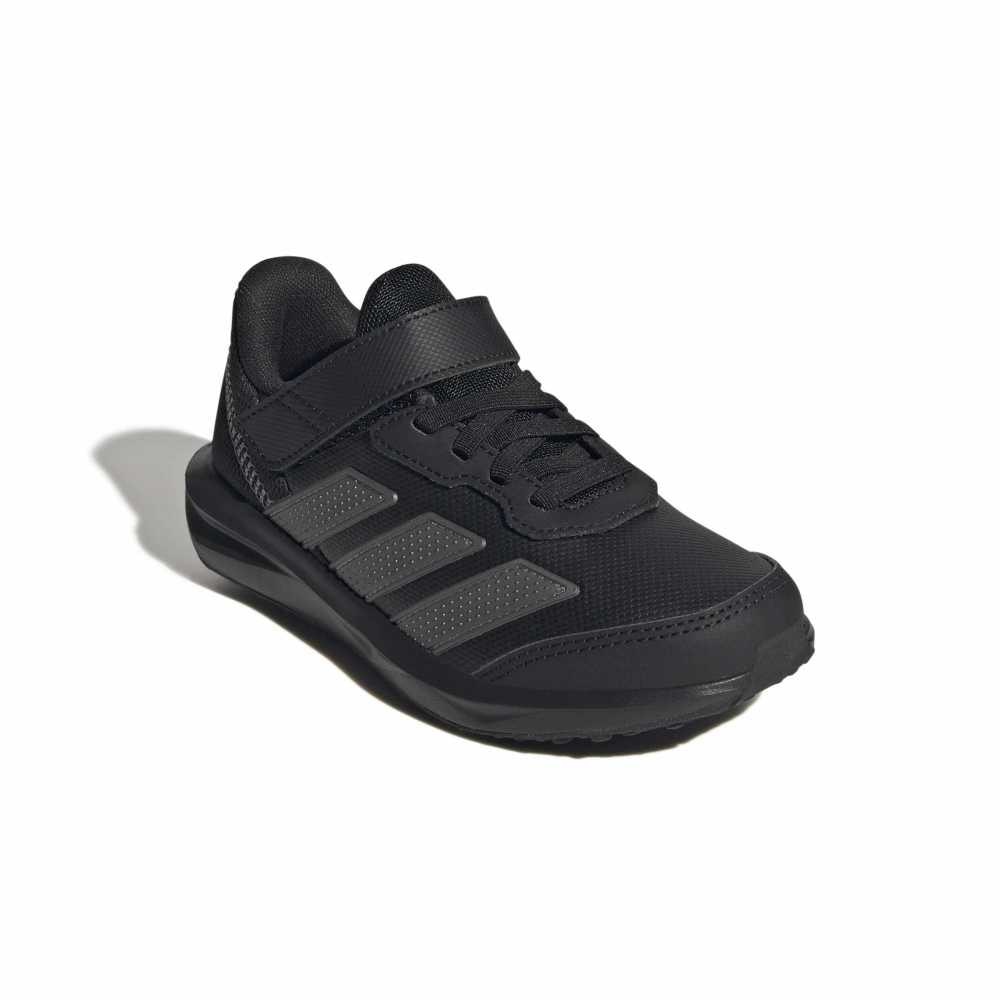 アディダス（adidas）（キッズ）ジュニア スポーツシューズ ベルクロ ベルト付き スニーカー ファイト EL K ブラック OND94-JS2420 シューズ