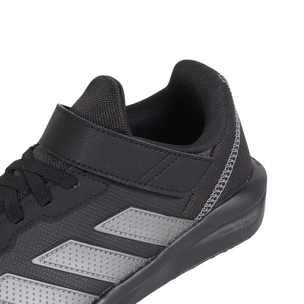アディダス（adidas）（キッズ）ジュニア スポーツシューズ ベルクロ ベルト付き スニーカー ファイト EL K ブラック OND94-JS2420 シューズ