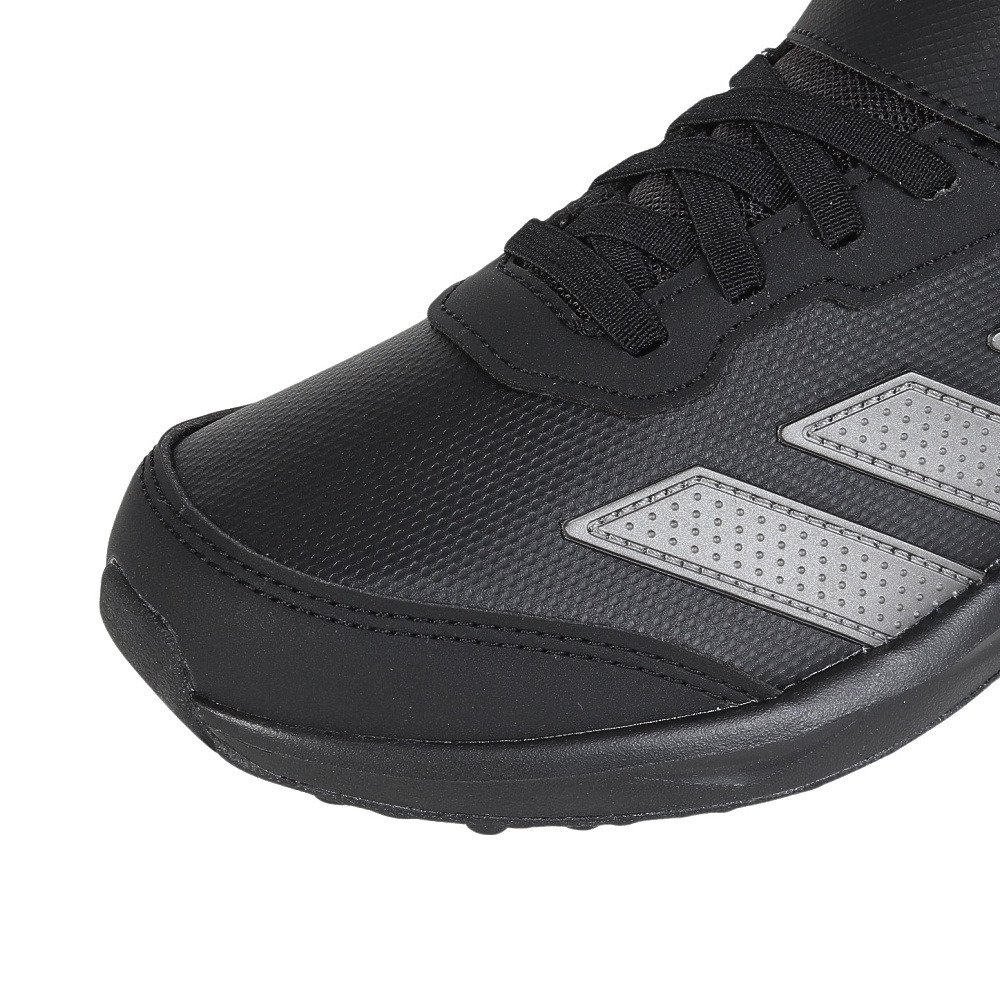 アディダス（adidas）（キッズ）ジュニア スポーツシューズ ベルクロ ベルト付き スニーカー ファイト EL K ブラック OND94-JS2420 シューズ