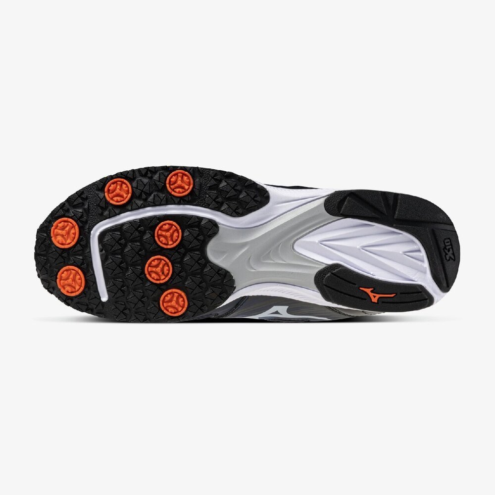 ミズノ（MIZUNO）（キッズ）ジュニアスポーツシューズ ベルクロ ベルト付き スニーカー スピードマッハ 3 ネイビー ホワイト K1GC255211