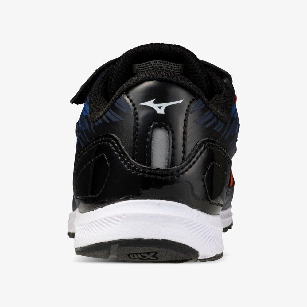 ミズノ（MIZUNO）（キッズ）ジュニアスポーツシューズ ベルクロ ベルト付き スニーカー スピードマッハ 3 ネイビー ホワイト K1GC255211