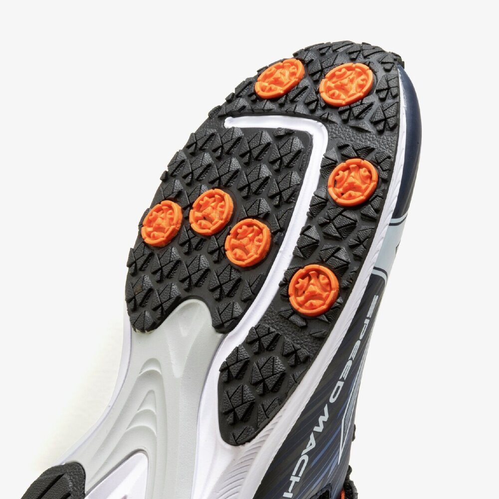 ミズノ（MIZUNO）（キッズ）ジュニアスポーツシューズ ベルクロ ベルト付き スニーカー スピードマッハ 3 ネイビー ホワイト K1GC255211
