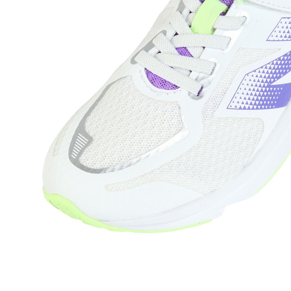 New Balance ホワイト スニーカー ベルクロ ニューバランス（new balance）（キッズ）ジュニア ベルクロスニーカー