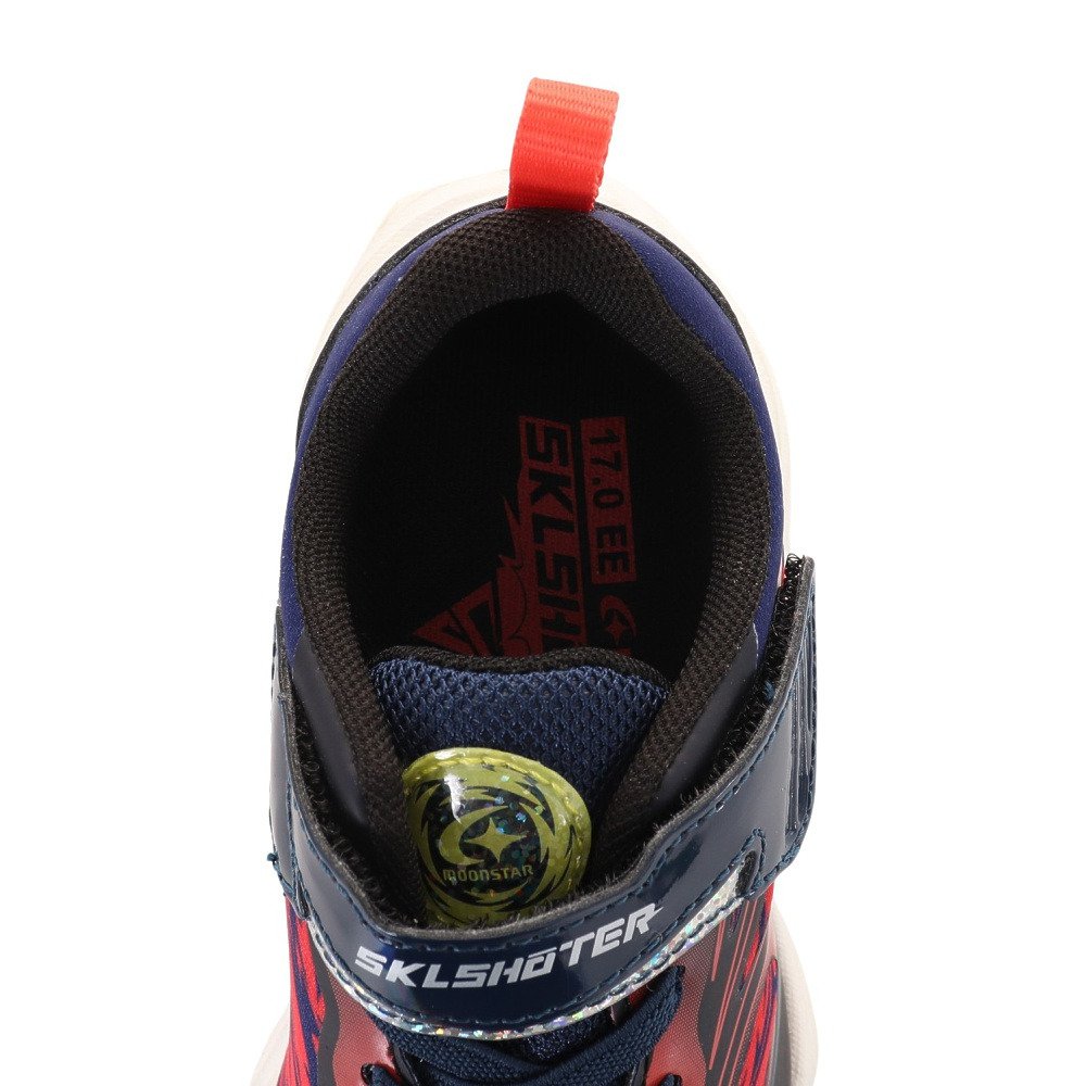ムーンスター（MoonStar）（キッズ）ジュニアスポーツシューズ ベルクロ ベルト付き スニーカー スキルシューター SK0029WS 12296672T