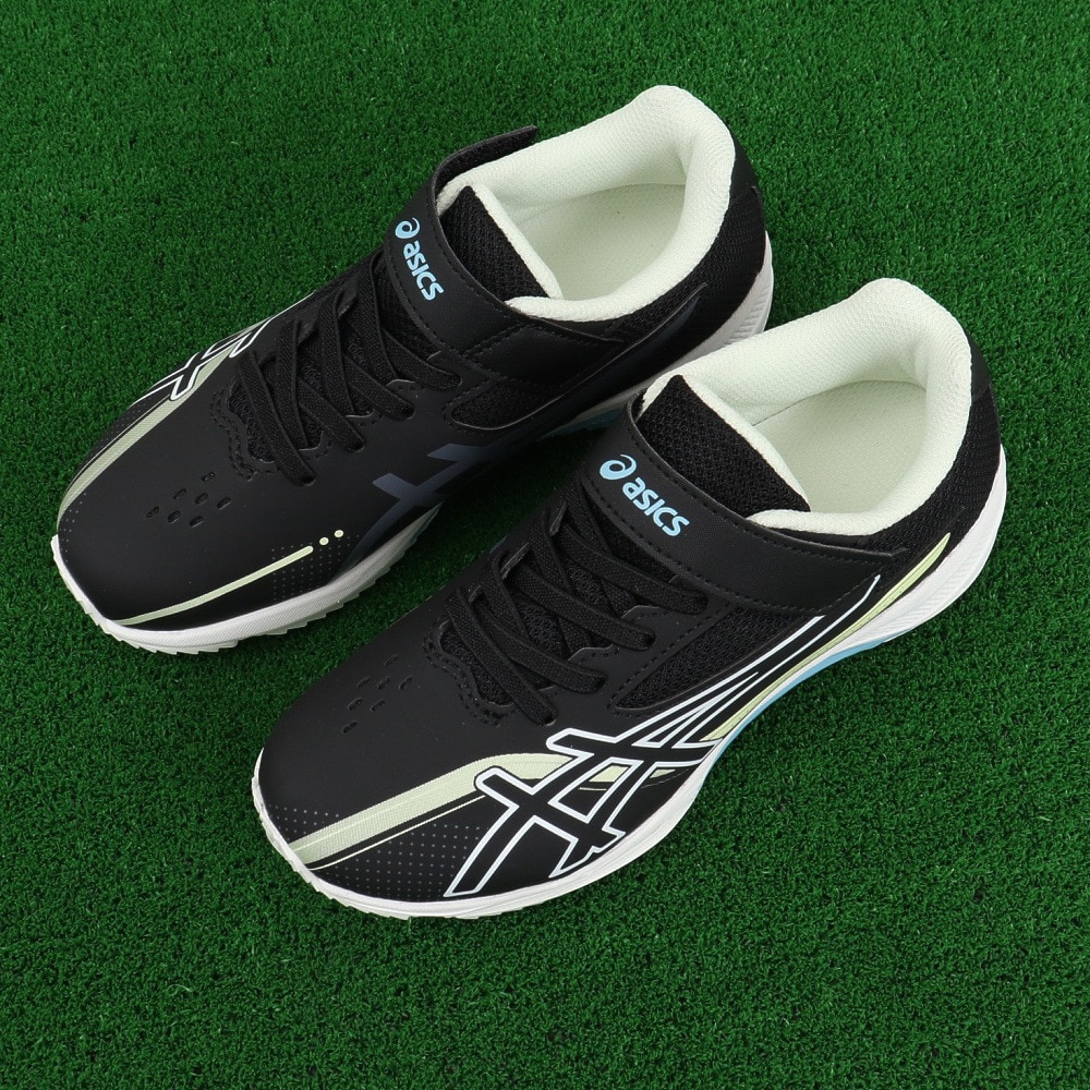 アシックス（ASICS）（キッズ）ガールズ ジュニア キッズ スポーツシューズ レーザービーム SK-MG-GW ブラック ホワイト 1154A230.001 スニーカー