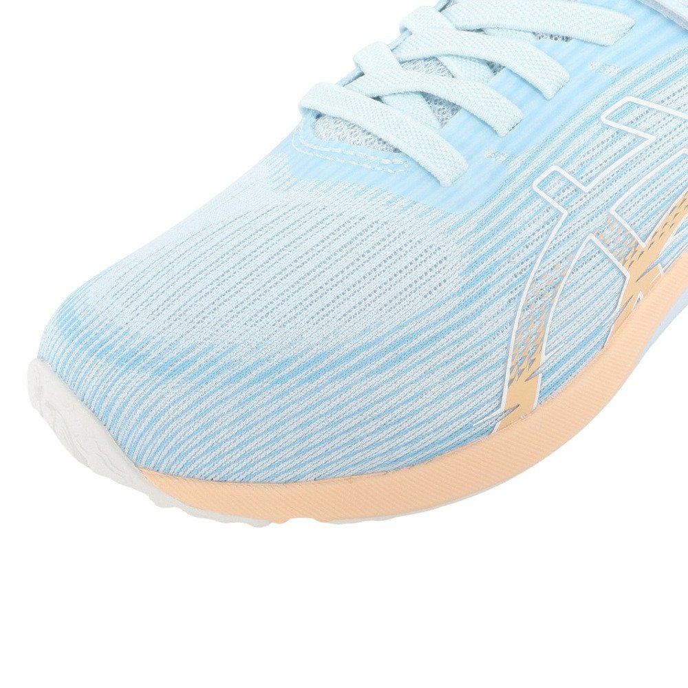 ASICS 水色 安全靴 ベルクロ アシックス（ASICS）（キッズ）ジュニアスポーツシューズ ベルクロ