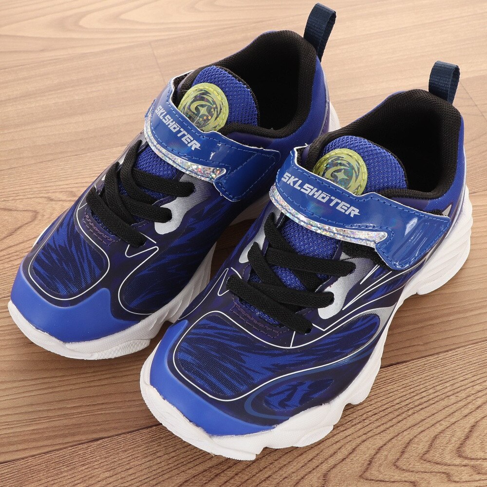 ムーンスター（MoonStar）（キッズ）ジュニアスポーツシューズ ベルクロ ベルト付き スニーカー スキルシューター SK0029WS 12296675