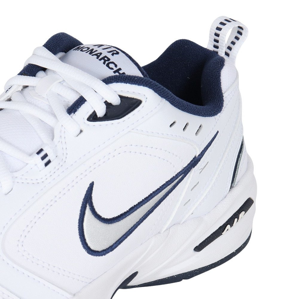 ナイキ（NIKE）（メンズ）スニーカー ウォーキングシューズ エア モナーク IV エクストラワイド ホワイト ネイビー 416355-102 スポーツ シューズ
