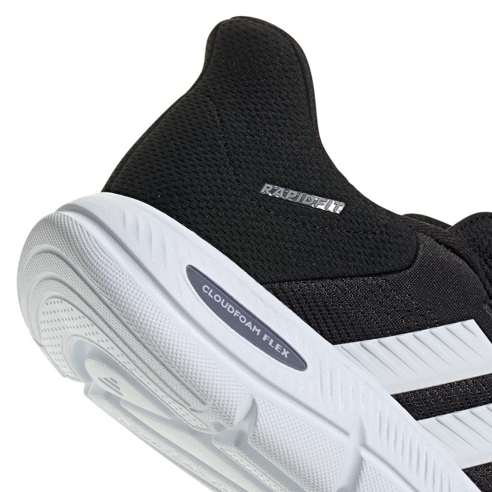 アディダス（adidas）（メンズ）スニーカー ウォーキングシューズ フレックス ラピッドフィット ブラック ホワイト ONE07-HP6994 スポーツ シューズ