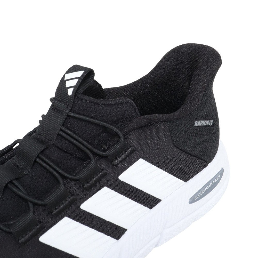 アディダス（adidas）（メンズ）スニーカー ウォーキングシューズ フレックス ラピッドフィット ブラック ホワイト ONE07-HP6994 スポーツ シューズ