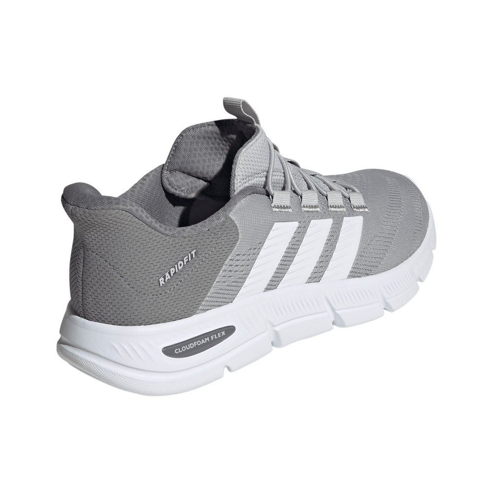 アディダス（adidas）（メンズ）スニーカー ウォーキングシューズ フレックス ラピッドフィット グレー ホワイト ONE07-HP6995 スポーツ シューズ