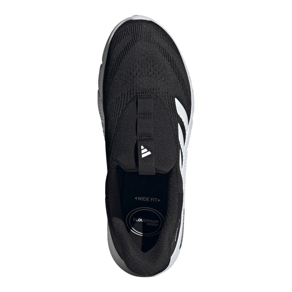 アディダス（adidas）（メンズ）スニーカー ウォーキングシューズ クラウドフォーム フレックス ラウンジ ラピッドフィット ブラック ホワイト ONE22-HQ2568 