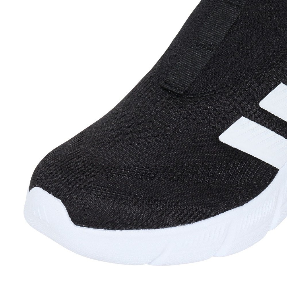 アディダス（adidas）（メンズ）スニーカー ウォーキングシューズ クラウドフォーム フレックス ラウンジ ラピッドフィット ブラック ホワイト ONE22-HQ2568 