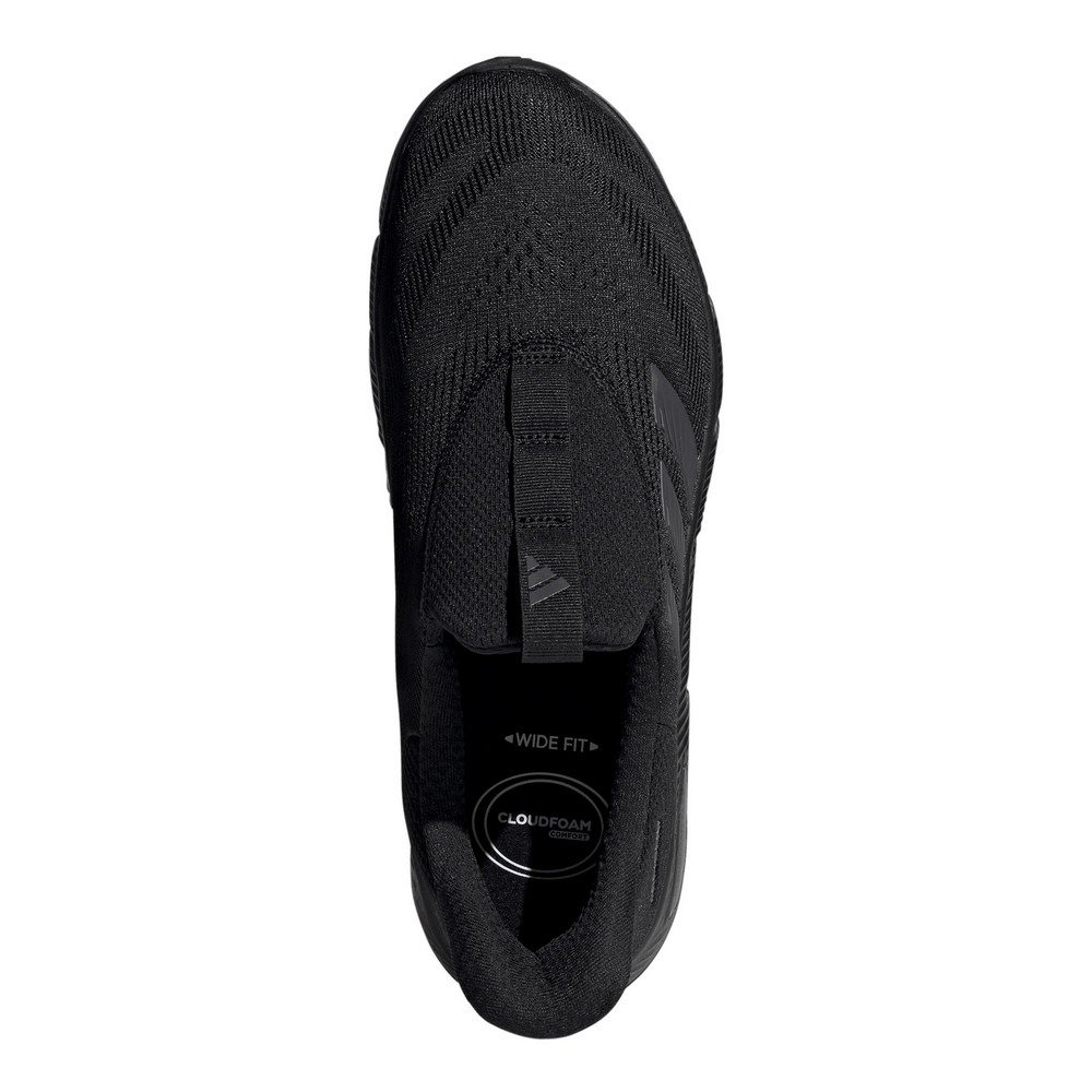 アディダス（adidas）（メンズ）スニーカー ウォーキングシューズ クラウドフォーム フレックス ラウンジ ラピッドフィット ブラック ONE22-HQ2569