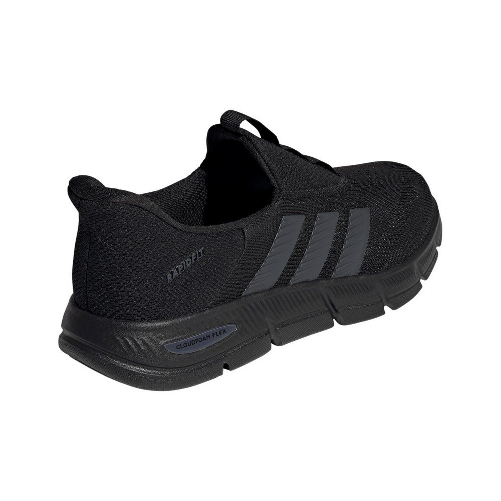 アディダス（adidas）（メンズ）スニーカー ウォーキングシューズ クラウドフォーム フレックス ラウンジ ラピッドフィット ブラック ONE22-HQ2569