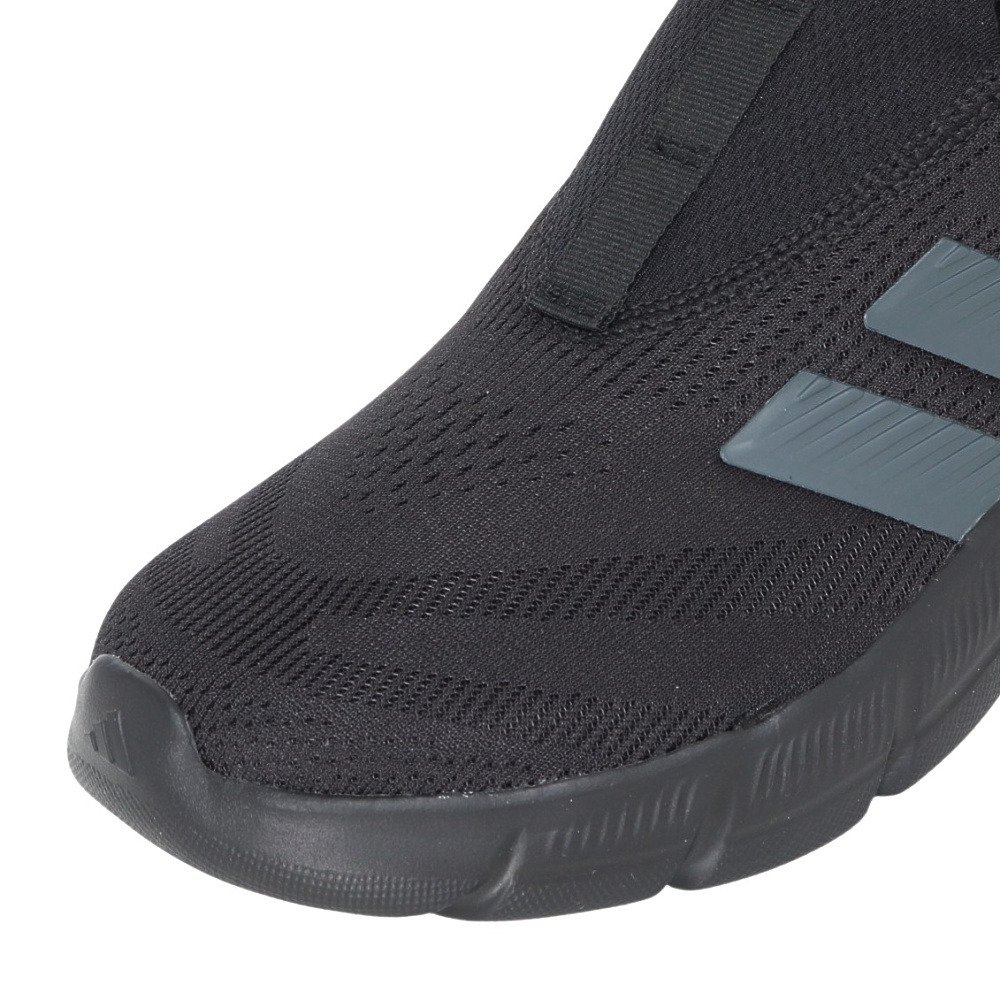 アディダス（adidas）（メンズ）スニーカー ウォーキングシューズ クラウドフォーム フレックス ラウンジ ラピッドフィット ブラック ONE22-HQ2569