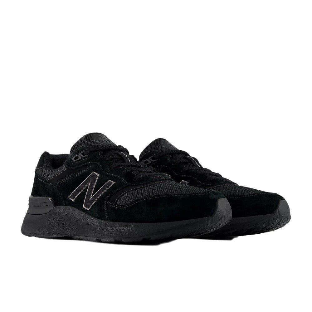 �j���[�o�����X �X�j�[�J�[ �E�H�[�L���O�V���[�Y �t���b�V���t�H�[��Fresh Foam X Walking 880 v7 �u���E�� �u���b�N M8803FK 4E �X�|�[�c �V���[�Y �Q�V�D�T �u���E��×�u���b�N �V���[�Y