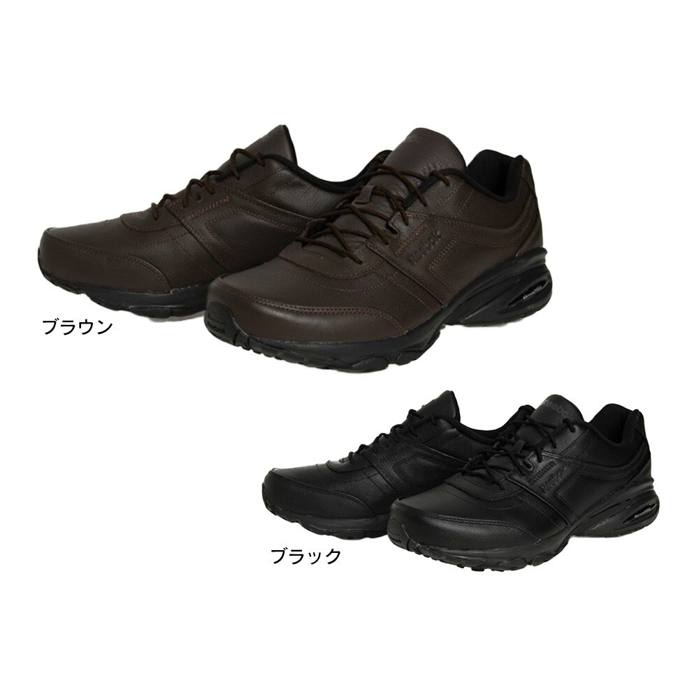 リーボック（REEBOK）（メンズ）撥水 ウォーキングシューズ レインウォーカーダッシュ 4E DMX M48149 幅広 ワイド ゆったり
