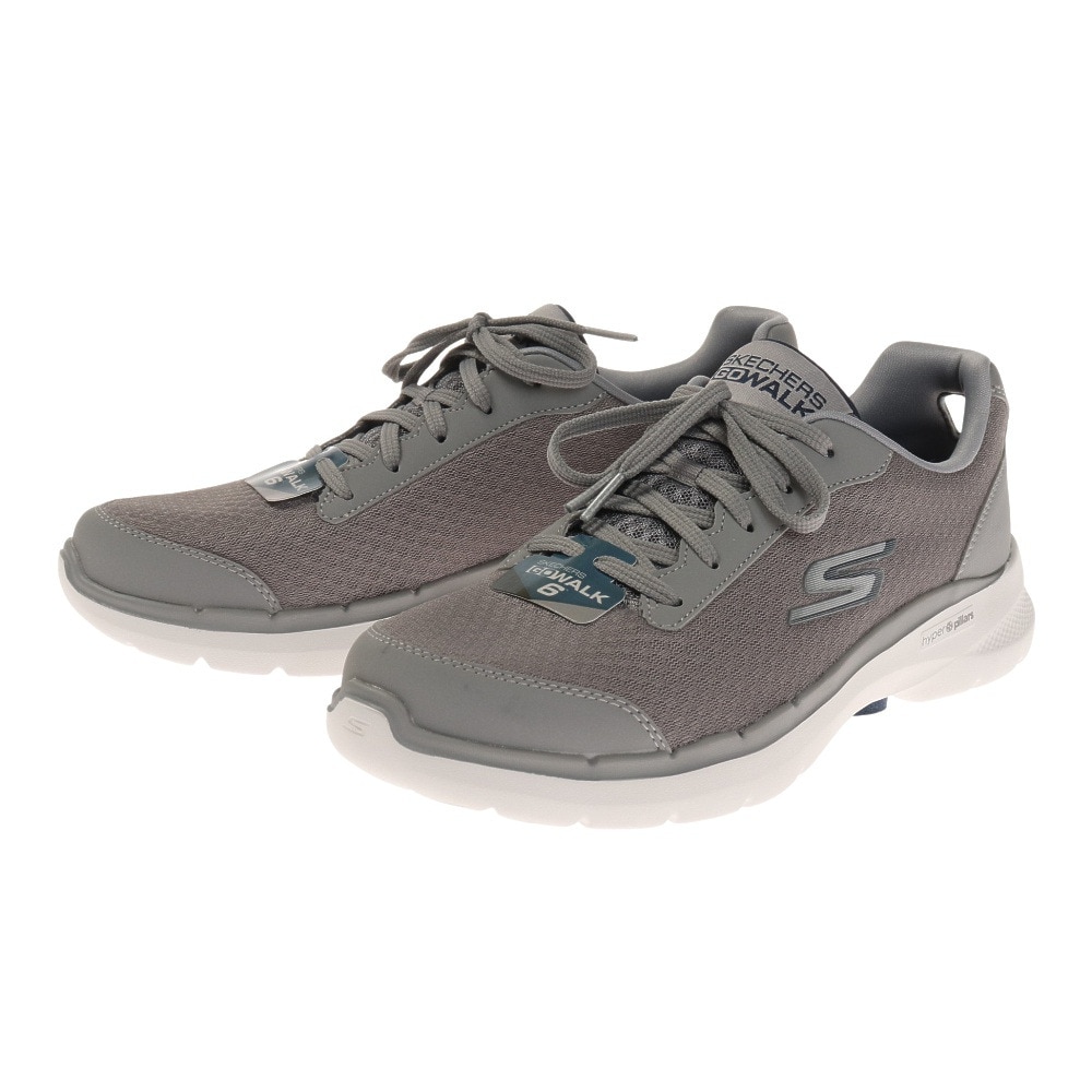 スケッチャーズ（SKECHERS）（メンズ）ゴーウォーク 6 ロカ GO WALK 6 ROCA グレー 216268-GRY スニーカー シューズ 