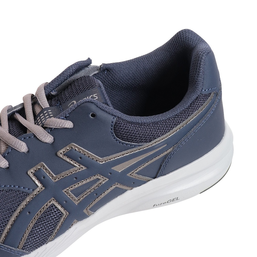 アシックス（ASICS）（メンズ）GEL-FUNWALKER M042 ゲル ファンウォーカー ネイビー 1291A042.400 スニーカー ウォーキングシューズ ファスナー 幅広 メッシュ