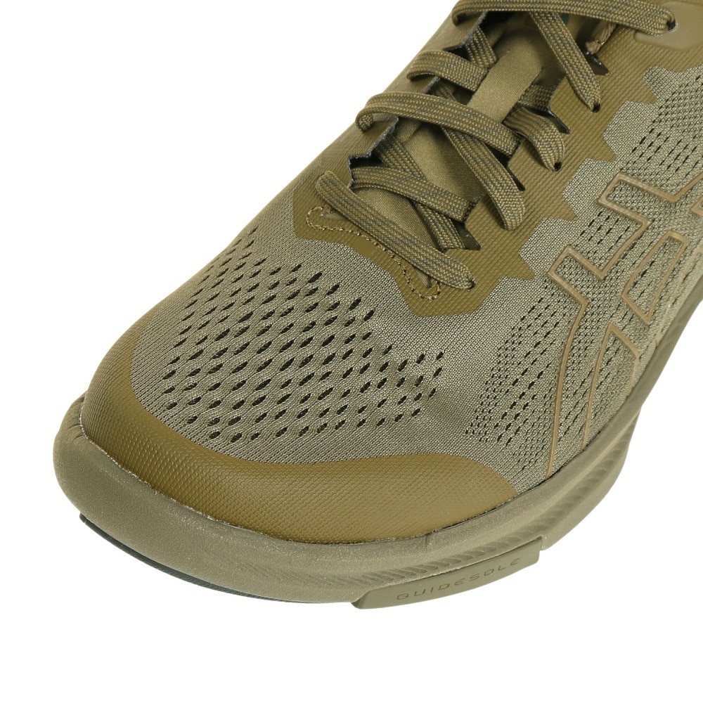 アシックス（ASICS）（メンズ、レディース）スニーカー ゲルライドウォーク ライト カーキ 1293A032.300 ウォーキングシューズ 長距離用 フィットネス