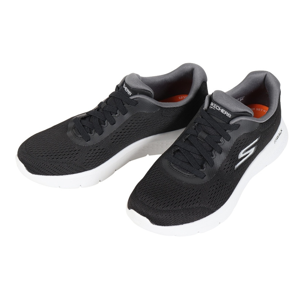 スケッチャーズ（SKECHERS）（メンズ）ウォーキングシューズ ゴー ウォーク フレックス リマーク ブラック グレー 216486-BKGY スニーカー 通気性 軽量 メンズ