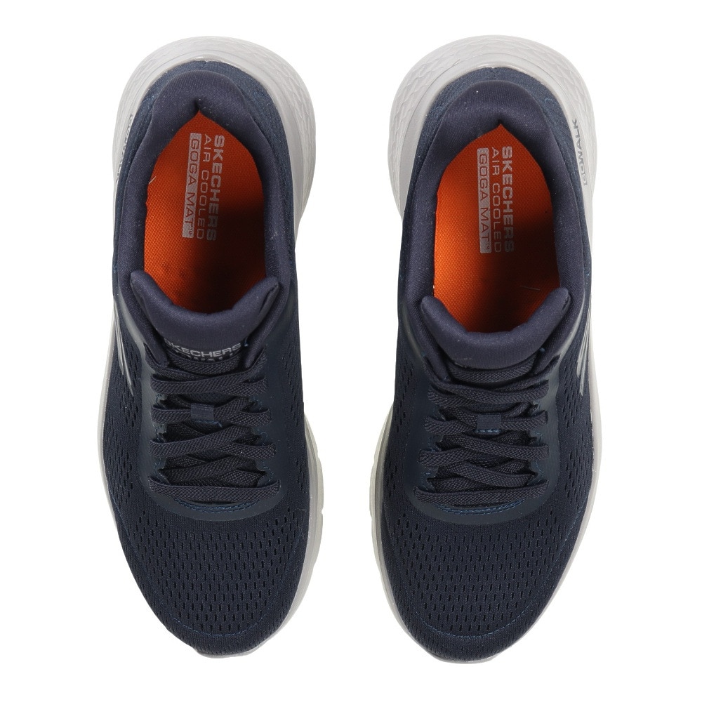 スケッチャーズ（SKECHERS）（メンズ）ウォーキングシューズ ゴー ウォーク フレックス リマーク ネイビー グレー 216486-NVGY スニーカー 通気性 軽量