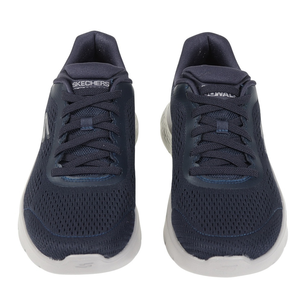 スケッチャーズ（SKECHERS）（メンズ）ウォーキングシューズ ゴー ウォーク フレックス リマーク ネイビー グレー 216486-NVGY スニーカー 通気性 軽量