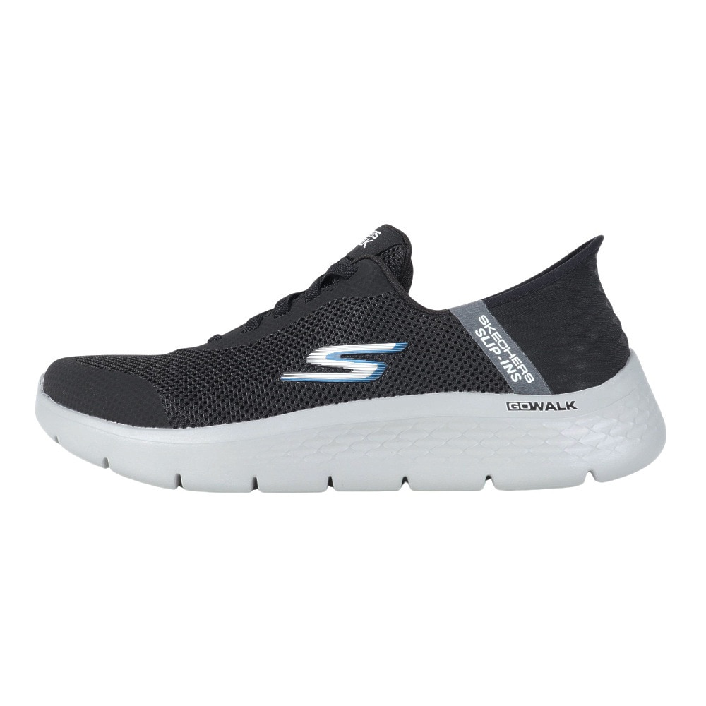 スケッチャーズ（SKECHERS）（メンズ）ウォーキングシューズ スリップインズゴーウォークフレックスハンズアップ ブラック 216324WW-BKGY スニーカー