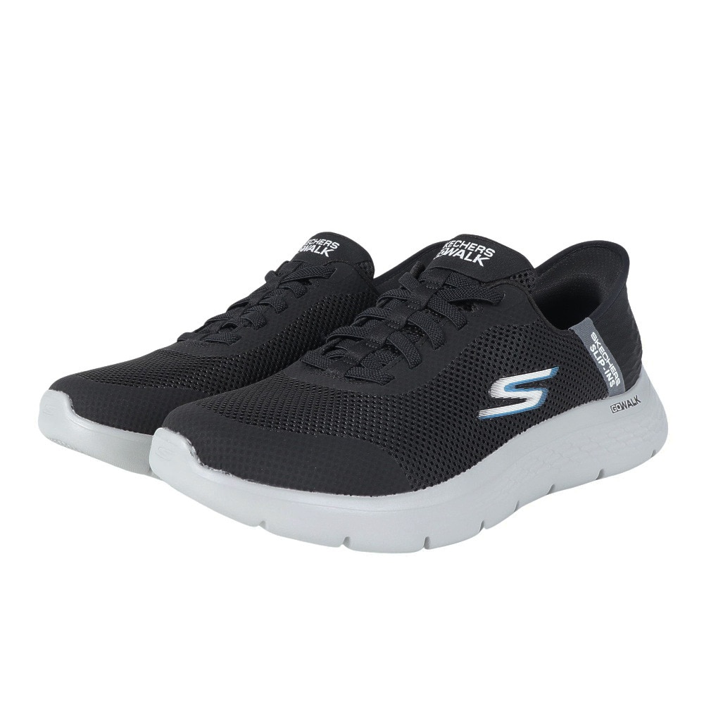 スケッチャーズ（SKECHERS）（メンズ）ウォーキングシューズ スリップインズゴーウォークフレックスハンズアップ ブラック 216324WW-BKGY スニーカー