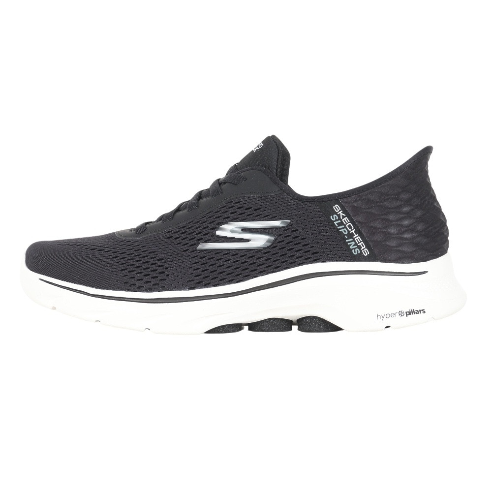 スケッチャーズ（SKECHERS）（メンズ）ウォーキングシューズ スリップインズ ゴーウォーク7 フリーハンド2 ブラック 216648-BKW スニーカー ハンズフリー 