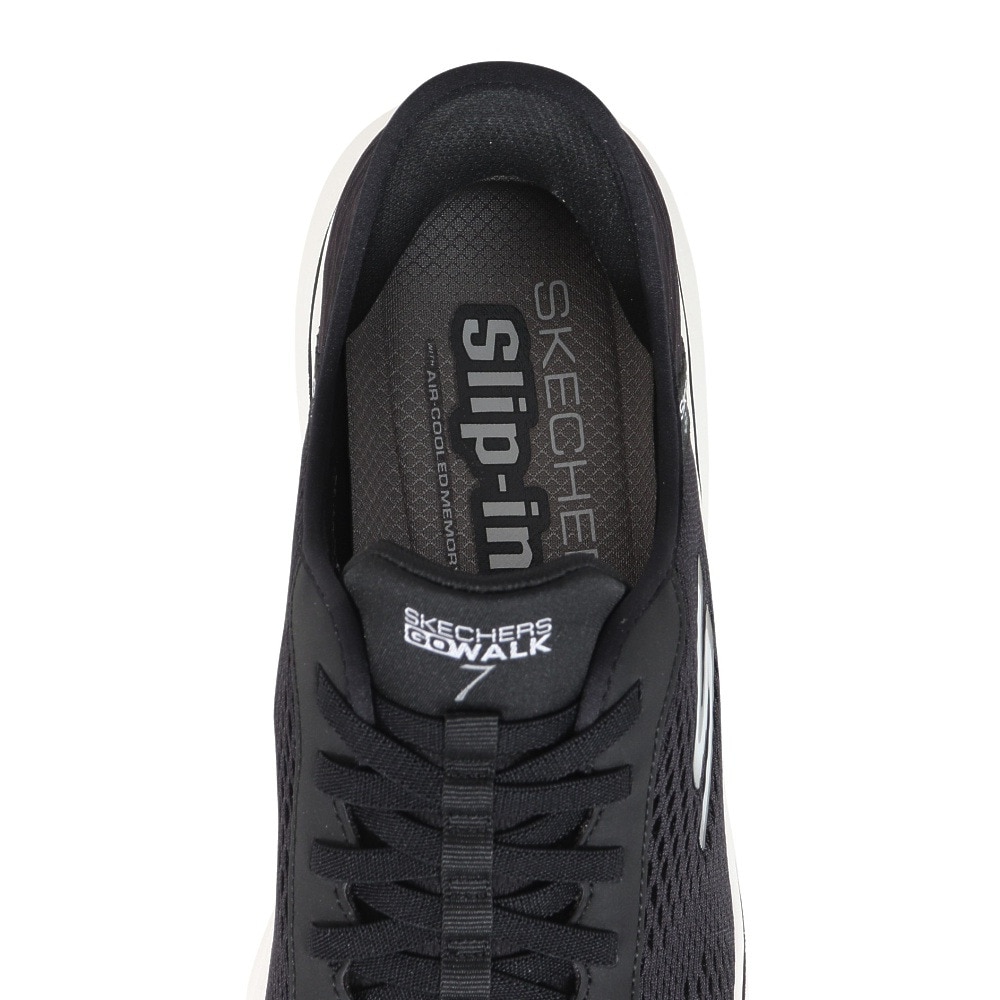 スケッチャーズ（SKECHERS）（メンズ）ウォーキングシューズ スリップインズ ゴーウォーク7 フリーハンド2 ブラック 216648-BKW スニーカー ハンズフリー 