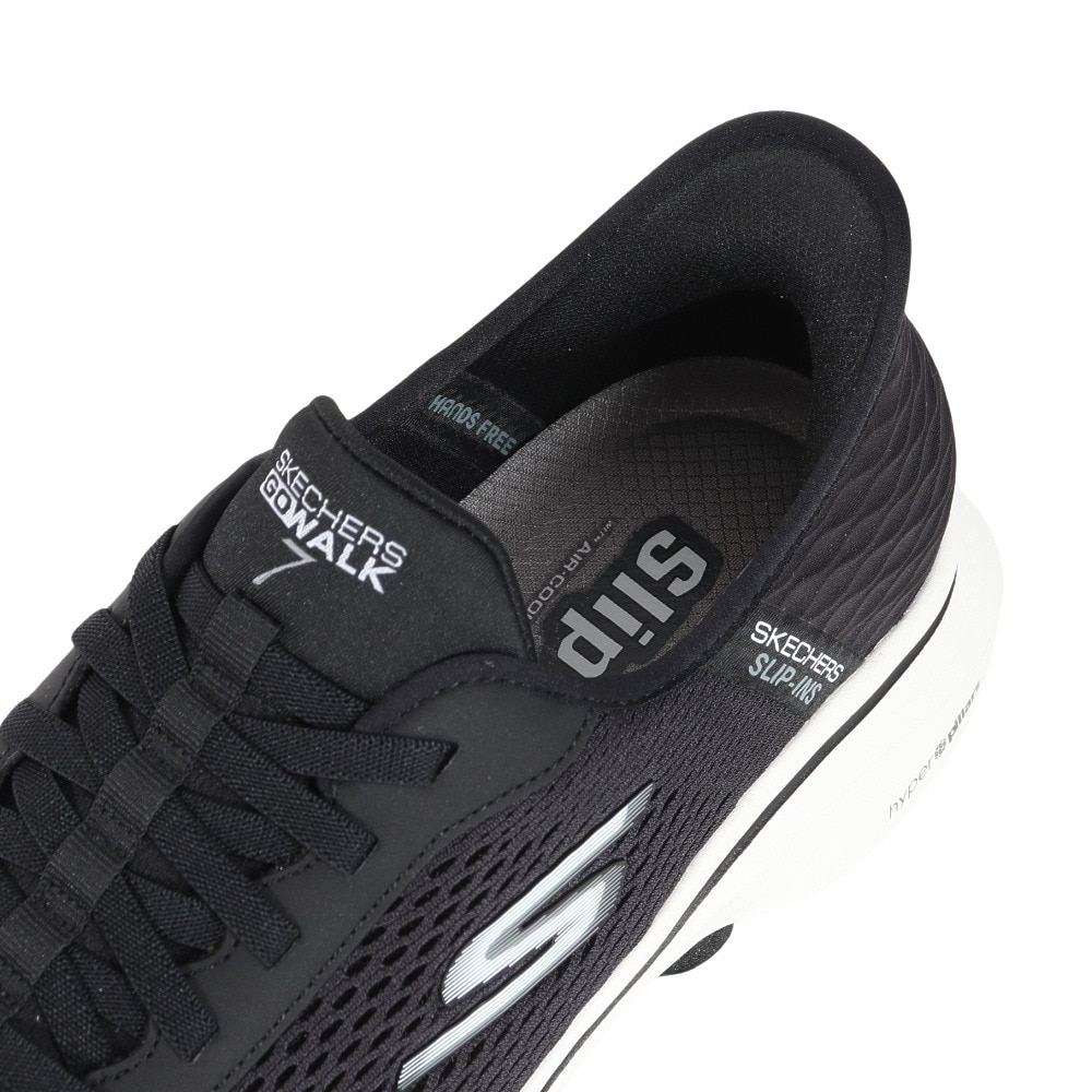 スケッチャーズ（SKECHERS）（メンズ）ウォーキングシューズ スリップインズ ゴーウォーク7 フリーハンド2 ブラック 216648-BKW スニーカー ハンズフリー 