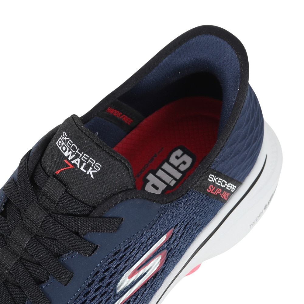 スケッチャーズ（SKECHERS）（メンズ）ウォーキングシューズ スリップインズ ゴーウォーク7 フリーハンド2 ネイビー 216648-NVRD スニーカー ハンズフリー
