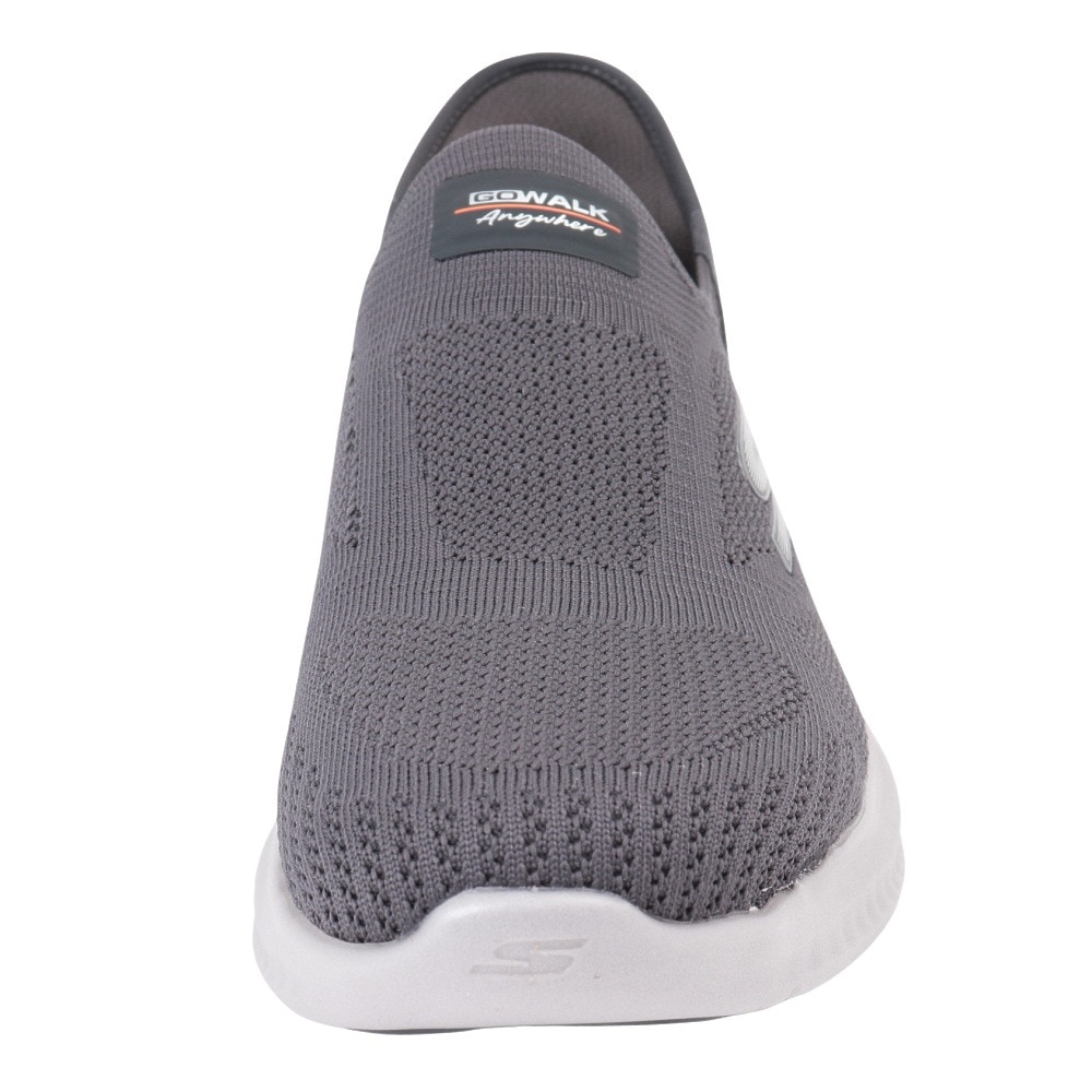 スケッチャーズ（SKECHERS）（メンズ）ウォーキングシューズ スリップインズ ゴーウォーク エニーウェア グレー 216301-CHAR スニーカー 通気性 ハンズフリー