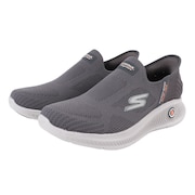 スケッチャーズ（SKECHERS）（メンズ）ウォーキングシューズ スリップインズ ゴーウォーク エニーウェア グレー 216301-CHAR スニーカー 通気性 ハンズフリー