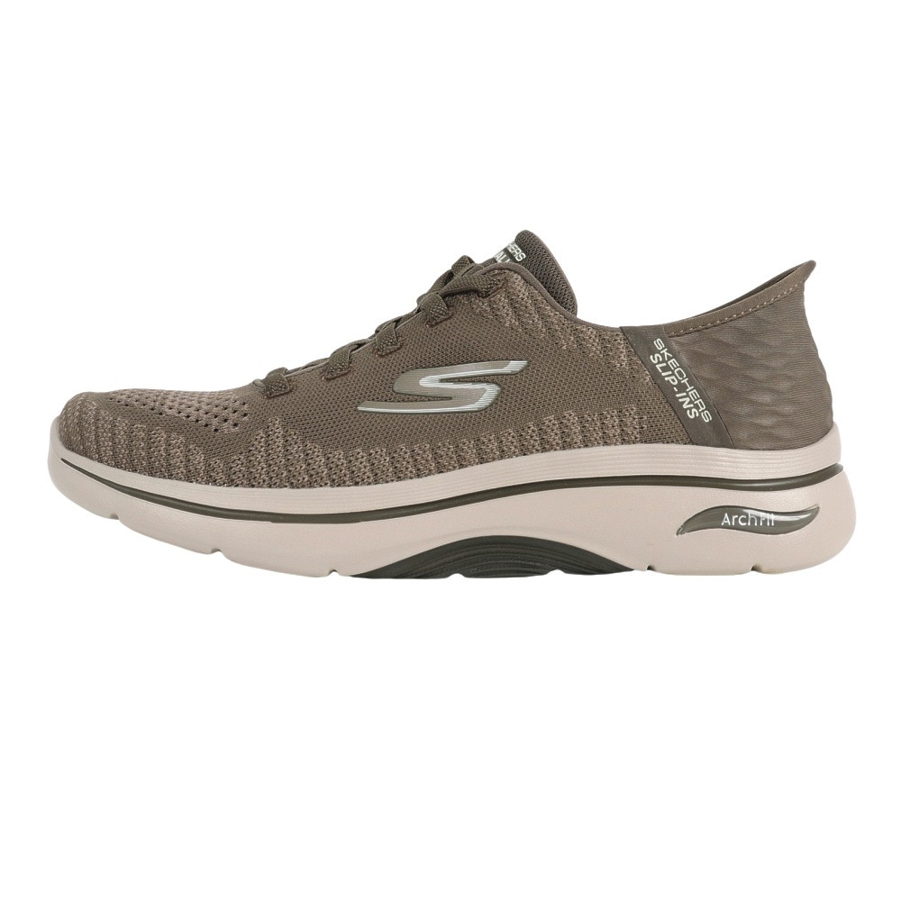 スケッチャーズ（SKECHERS）（メンズ）ウォーキングシューズ スリップインズ ゴーウォーク アーチフィット 2.0 GS 2 チャコールグレー 216601-TPE スニーカー