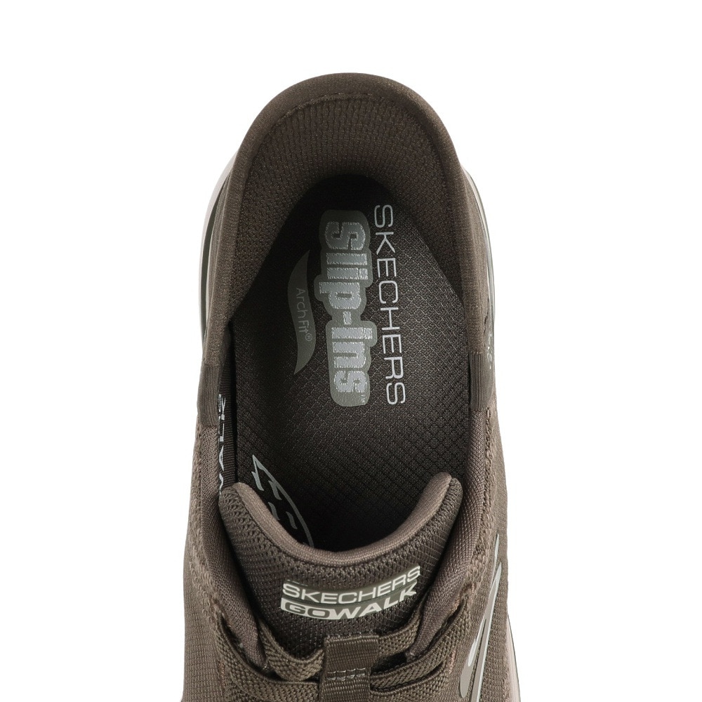 スケッチャーズ（SKECHERS）（メンズ）ウォーキングシューズ スリップインズ ゴーウォーク アーチフィット 2.0 GS 2 チャコールグレー 216601-TPE スニーカー